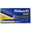 Pelikan 4001 Uzun Dolma Kalem Kartuşu 5li Kutu MAVİ