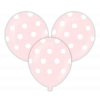 Pembe Puanlı Çepeçevre Baskılı Balon 10 Adet