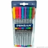 Pensan 1003 Triball Üçgen Gövdeli Tükenmez Kalem (8 li Paket)