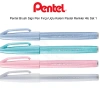 Pentel Brush Sign Pen Fırça Uçlu Kalem Pastel Renkler 4lü Set 1