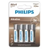 Philips Lr6a4b-10 Alkaline Aa Kalem Pil 4lü