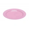 Plastik Pembe Tabak 26 cm - 10 Adet