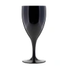 Premium Polikarbonat Şarap Bardağı Siyah 230 Cc