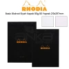 Rhodia Basic Bloknot Siyah Kapak 80g 80 Yaprak 210x297mm