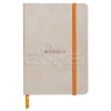 Rhodia Boutique Rodiarama Italyan Deri Yumuşak Kapak Noktalı Beige A6