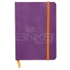 Rhodia Boutique Rodiarama Italyan Deri Yumuşak Kapak Noktalı Violet A6