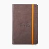 Rhodia Boutique Rodiarama Renkler Italyan Deri Defter  Chocolate A6