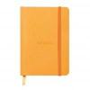 Rhodia Boutique Rodiarama Renkler Italyan Deri Yumuşak Kapak Çizgili Orange A6