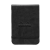 Rhodia Boutique Webnotebook Italyan Deri Çizgili Defter (yandan) Siyah Sert Kapak