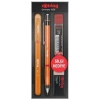 Rotring Visuclick Versatil Kalem + Jel Kalem + Min + Silgi Okul Seti 0.7 mm TURUNCU