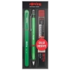 Rotring Visuclick Versatil Kalem + Jel Kalem + Min + Silgi Okul Seti 0.7 mm YEŞİL
