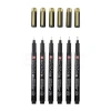 Sakura Pigma Micron Black Gold Edition Teknik Çizim Kalemi 6lı Set