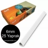 Sarff 6mm Beyaz Oval Sırtlık 25 Yaprak Kapasiteli (100 Lü Kutu)