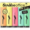 Scrikss Office Highlighter Fosforlu İşaretleme Kalemi Seti 5 Renk Pastel Renkler