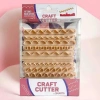 Smarta Craft Cutter Kil ve Hamur Kesme Kalıpları Desenli Cetvel Kesiciler