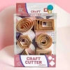 Smarta Craft Cutter Kil ve Hamur Kesme Kalıpları Geometrik Kesiciler