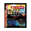 Stabilo Woody 3in1 ARTY 6lı + Kalemtıraş
