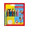 Stabilo Woody 3in1 Duo 6lı + Kalemtıraş