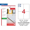 Tanex 105x148.5 Laser Etiket Tw-2204