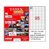TANEX 30x12 LASER ETİKET TW-2095