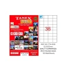 Tanex 52.5x33 Laser Etiket Tw-2035