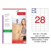 Tanex 52,5x41 Laser Etiketi Tw-2028