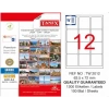 Tanex 63,5x72 Laser Etiket Tw-2012