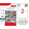 Tanex TW-2002 Laser Etiketi (199,6 x 143,5 mm)