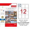 Tanex Tw-2012 Laser Etiketi (63,5 X 72 Mm)