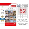 Tanex TW-2052 Laser Etiketi (46,4 x 21,2 mm)