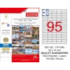 Tanex TW-2095 Laser Etiketi (30 x 12 mm)