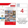 Tanex TW-2404 Laser Etiketi (210 x 74,25 mm)