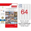 Tanex TW-2564 Laser Etiketi (48,5 x 16,9 mm)