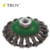 Troy 27705-100 Burma Telli Konik Fırça, (100mmxM14)