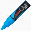 Uni Chalk Marker Wet Wipe Light Blue 8.0mm