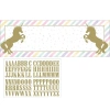 Unicorn Partisi Stickerlı Kişisel Dev Afiş