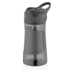 Uzspace Tritan Pipetli Su Matarası Playoff 460 ml Siyah