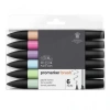Winsor Newton Promarker Brush Pastel Tonları 6lı