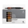 Winsor Newton Promarker Skin Tones 2 6lı