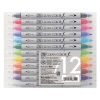 Zig Clean Color F TCS-6000T Çift Uçlu Marker Set 12li