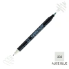 Zig Kurecolor Mangaka Fine&Brush Çift Taraflı Kalem CNKC-2200 No 332 Alice Blue