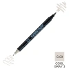 Zig Kurecolor Mangaka Fine&Brush Çift Taraflı Kalem CNKC-2200 No C.03 Cool Gray 3