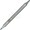 Zig Writer Metallic Colours Çift Uçlu Marker Kalem 102 Silver
