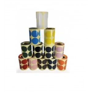 1000li Renkli Nokta Etiketi 45 Mm