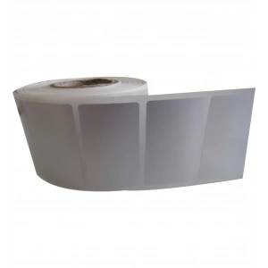 1000li Sarım Tekli Silver Mat Barkod Etiketi 40 X 80