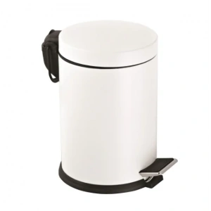 12 Lt Pedallı Çöp Kovası Beyaz ( 1 Adet )
