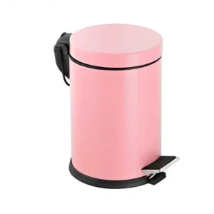 12 Lt Pedallı Çöp Kovası Pembe ( 1 Adet )