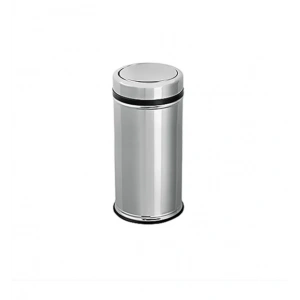 12 Lt Pratik Kapaklı Çöp Kovası Paslanmaz ( 1 Adet )
