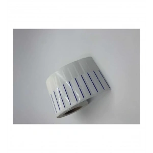 1250 Sarım Kuyumcu Etiketi Renkli Çizgili (ithal ) 10 X 72  Mavi