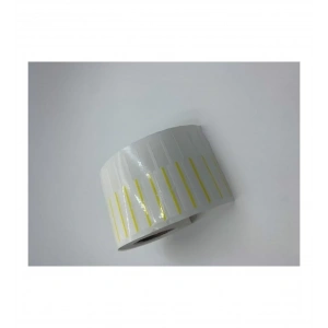 1250 Sarım Kuyumcu Etiketi Renkli Çizgili (İthal ) 10 x 72  Sarı